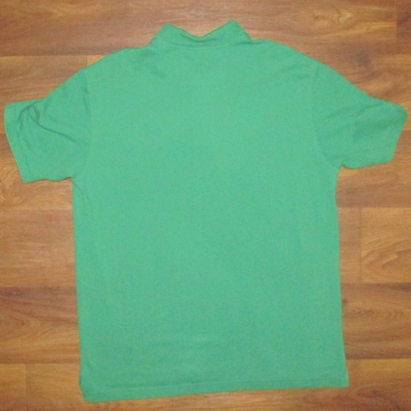 Nautica Polo Green Blue Size Large Short Sleeve - Picture 6 of 6